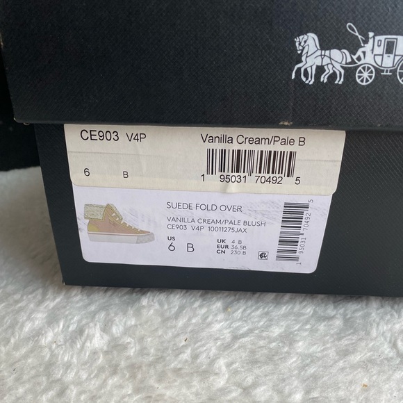 🛎️ Clearance Coach Citysole Foldover High Top Platform Sneaker 6 - Picture 8 of 14